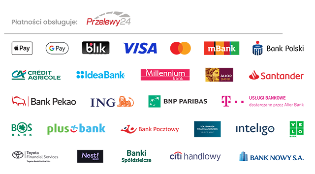 Płatności obsługuje Przelewy24.pl